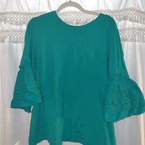 Chico’s Top with Bell Sleeves